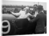 Bentley of CWF Hamilton, winner of a race at a BARC meeting, Brooklands, 1930 by Bill Brunell