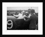 Bentley of CWF Hamilton, winner of a race at a BARC meeting, Brooklands, 1930 by Bill Brunell
