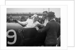 Bentley of CWF Hamilton, winner of a race at a BARC meeting, Brooklands, 1930 by Bill Brunell