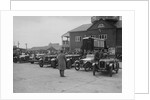 Cars at Brooklands, Surrey, c1930s by Bill Brunell