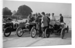 Salmson and two GNs, JCC 200 Mile Race, Brooklands, 1922 by Bill Brunell