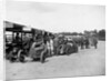 Bugatti Special 1 and Gwynne Special in the pits at a BARC meeting, Brooklands, 1933 by Bill Brunell