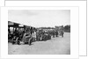 Bugatti Special 1 and Gwynne Special in the pits at a BARC meeting, Brooklands, 1933 by Bill Brunell