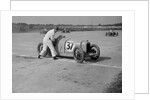 Charles Martin restarting his Amilcar after skidding, JCC 200 Mile Race, Brooklands, 1926 by Bill Brunell