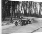 Frazer-Nash of PF Jucker leading J Eason-Gibson's Riley Brooklands, Donington Park, 1933 by Bill Brunell