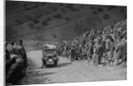 Morris Minor of FWJ Bolton competing in the MCC Edinburgh Trial, Park Rash, Yorkshire Dales, 1930 by Bill Brunell