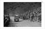 Morris Minor of FWJ Bolton competing in the MCC Edinburgh Trial, Park Rash, Yorkshire Dales, 1930 by Bill Brunell