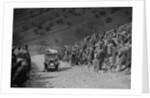 Morris Minor of FWJ Bolton competing in the MCC Edinburgh Trial, Park Rash, Yorkshire Dales, 1930 by Bill Brunell