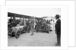 Talbot-Darracqs of Henry Segrave and Jules Moriceau, JCC 200 Mile Race, Brooklands, 1926 by Bill Brunell