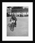 A rider at Lea Bridge speedway circuit, Leyton, London, 1928 by Bill Brunell