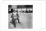 A rider at Lea Bridge speedway circuit, Leyton, London, 1928 by Bill Brunell