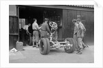 Working on Raymond Mays' Vauxhall-Villiers, c1930s by Bill Brunell