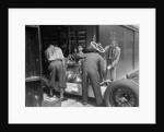 Working on Raymond Mays' Vauxhall-Villiers, c1930s by Bill Brunell