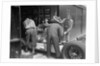 Working on Raymond Mays' Vauxhall-Villiers, c1930s by Bill Brunell