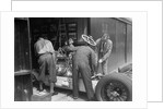 Working on Raymond Mays' Vauxhall-Villiers, c1930s by Bill Brunell