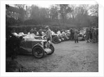 Various MGs outside the King's Arms, Berkhamsted, Hertfordshire, during the MG Car Club Trial, 1931 by Bill Brunell
