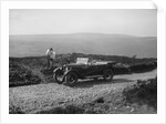 Kitty Brunell road testing a Riley 9 WD tourer, c1930 by Bill Brunell