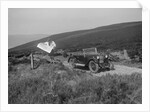Kitty Brunell road testing a Riley 9 WD tourer, c1930 by Bill Brunell