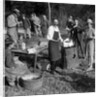 Picnic at Boulogne Motor Week, France, 1928 by Bill Brunell