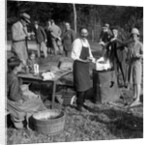 Picnic at Boulogne Motor Week, France, 1928 by Bill Brunell