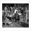 Picnic at Boulogne Motor Week, France, 1928 by Bill Brunell