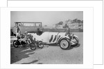 Mercedes-Benz SS open 4-seater of Baron Wenzel-Mosau and Auto Red Bug, Boulogne Motor Week, 1928 by Bill Brunell