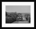 Ford Model A saloon of ASR Payne, MCC Lands End Trial, summit of Beggars Roost, Devon, 1933 by Bill Brunell