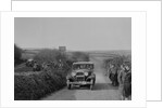 Ford Model A saloon of ASR Payne, MCC Lands End Trial, summit of Beggars Roost, Devon, 1933 by Bill Brunell
