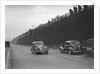 Rover saloon of A Corrie competing in the RAC Rally, Madeira Drive, Brighton, 1939 by Bill Brunell