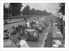 Cars before the start of the Irish Grand Prix, Phoenix Park, Dublin, 1930 by Bill Brunell