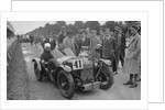 Amilcar of Goldie Gardner at the Irish Grand Prix, Phoenix Park, Dublin, 1930 by Bill Brunell