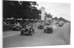 Start of a the Irish Grand Prix Saorstat Cup race, Phoenix Park, Dublin, 1930 by Bill Brunell