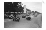 Start of a the Irish Grand Prix Saorstat Cup race, Phoenix Park, Dublin, 1930 by Bill Brunell