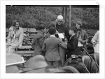 Goldie Gardner signing autographs at the Irish Grand Prix, Phoenix Park, Dublin, 1930 by Bill Brunell