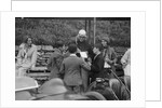 Goldie Gardner signing autographs at the Irish Grand Prix, Phoenix Park, Dublin, 1930 by Bill Brunell