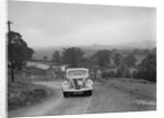 Ford V8 saloon competing in the South Wales Auto Club Welsh Rally, 1937 by Bill Brunell