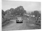 Jaguar SS saloon of SG Davies competing in the South Wales Auto Club Welsh Rally, 1937 by Bill Brunell