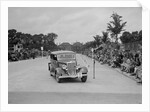 Ford V8 saloon of AE Harris competing in the South Wales Auto Club Welsh Rally, 1937 by Bill Brunell