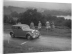 Rover saloon of DB Morgan competing in the South Wales Auto Club Welsh Rally, 1937 by Bill Brunell