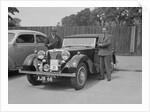 MG SA of AC Hess at the South Wales Auto Club Welsh Rally, 1937 by Bill Brunell