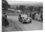 MG SA of AC Hess competing in the South Wales Auto Club Welsh Rally, 1937 by Bill Brunell