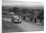 Ford V8 saloon of Viscountess Chetwynd competing in the South Wales Auto Club Welsh Rally, 1937 by Bill Brunell