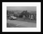 Jaguar SS saloon of BA Hickman competing in the South Wales Auto Club Welsh Rally, 1937 by Bill Brunell