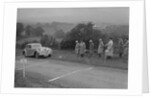 Jaguar SS saloon of BA Hickman competing in the South Wales Auto Club Welsh Rally, 1937 by Bill Brunell