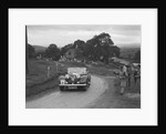 Jensen open 4-seater of Ken Crawford competing in the South Wales Auto Club Welsh Rally, 1937 by Bill Brunell