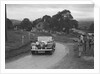 Jensen open 4-seater of Ken Crawford competing in the South Wales Auto Club Welsh Rally, 1937 by Bill Brunell