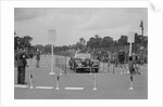Jensen open 4-seater of Ken Crawford competing in the South Wales Auto Club Welsh Rally, 1937 by Bill Brunell