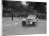 Jaguar SS 100 of Mrs V Hetherington competing in the South Wales Auto Club Welsh Rally, 1937 by Bill Brunell