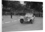 Jaguar SS 100 of Mrs V Hetherington competing in the South Wales Auto Club Welsh Rally, 1937 by Bill Brunell
