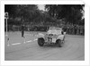 Jaguar SS 100 of Mrs V Hetherington competing in the South Wales Auto Club Welsh Rally, 1937 by Bill Brunell